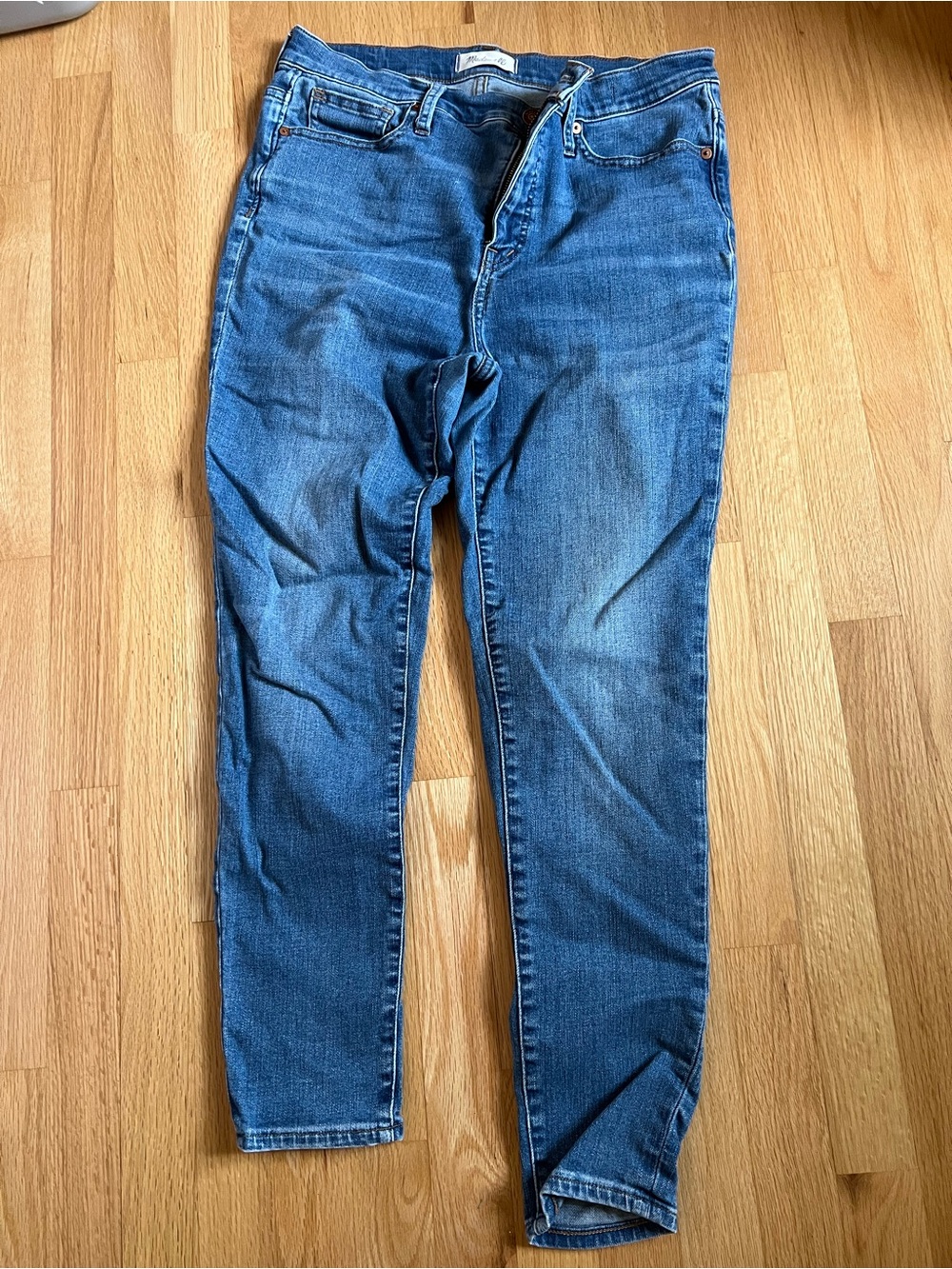 Madewell Women's Skinny Jeans in Mid Blue